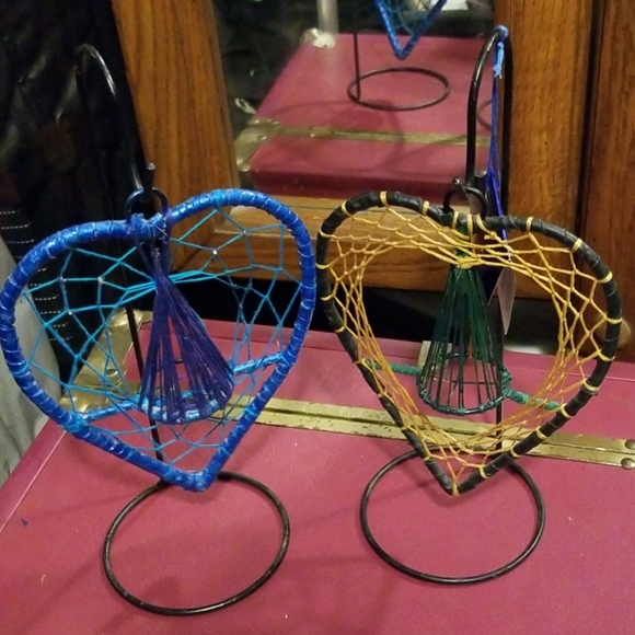 One Small heart shaped dream catcher - Picture 2 of 2